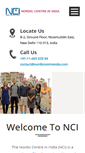 Mobile Screenshot of nordiccentreindia.com